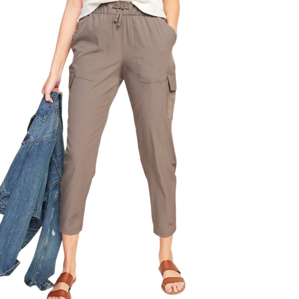 Old Navy Active Stretchtech Cargo High Waisted Joggers